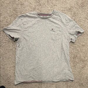 Tommy Hilfiger Light Gray Short Sleeve Tee